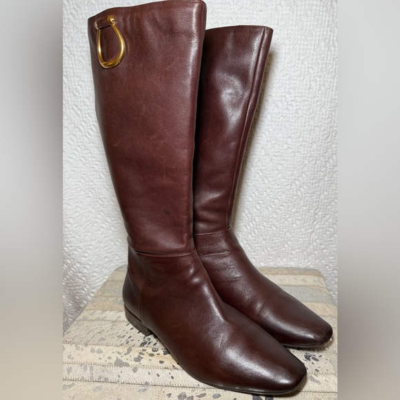 Naturalized Carella Wide Calf High Shaft Riding Boot Size Size 10M - Picture 1 of 5